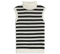 BOSS Ärmelloses Top aus Merinowolle mit Stehkragen - Style Fipini, 50544998 Weiß / Schwarz XXL