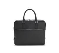 BOSS Aktentasche aus genarbtem Leder mit Logo-Prägung - Style New Crosstown_S. Doc, 50529293 Schwarz ONESI