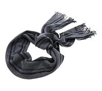 BOSS Albas Iconic Knitted Scarf Medium Grey