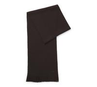BOSS Albas Knitted Scarf Dark Brown