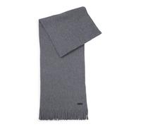 BOSS Albas Knitted Scarf Grey