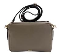 BOSS Umhängetasche aus genarbtem Leder mit Logo-Schriftzug - Style Alyce Crossbody N, 50530698 Braun ONESI