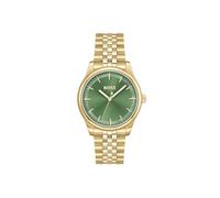 BOSS Analog Quarzuhr für Damen Kollektion Graceful mit Silbernes und Zweifarbiges Edelstahlarmband