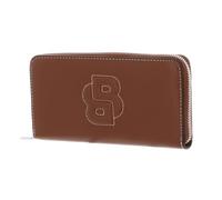 BOSS Portemonnaie Anett Ziparound – mit Stitching-Detail, Cognac, Damen