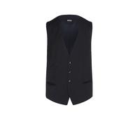 BOSS Slim-Fit Weste aus Schurwolle mit Logo-Muster - Style H-Huge-Vest-MM-251, 50537562 Dunkelblau 46