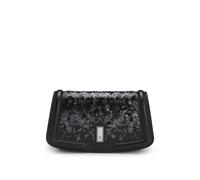 BOSS Ariell Clutch aus Leder mit Pailletten-Verzierung - Style Ariell Clutch SQ, 50552155 Schwarz ONESI