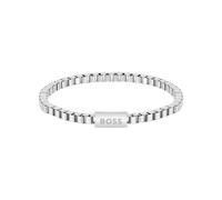 Armband BOSS "Schmuck Edelstahl Armschmuck Venezianer CHAIN FOR HIM" Armbänder Gr. Edelstahl, silberfarben (edelstahlfarben) Herren Edelstahlarmband Edelstahlarmbänder zu Hoodie, Shirt, Jeans, Sneaker, Underwear, HUGO, BOSS ORANGE (13759400-0)