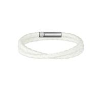 BOSS Zweireihiges, geflochtenes, weißes Armband mit Logo-Verschluss - Style ARES SUMMER, HB1580798 Weiß ONESI