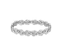 BOSS Jewelry Armband für Damen Kollektion DOUBLE B STRAND aus Edelstahl mit Doppel-B Charms - 1580740