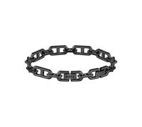 Armband BOSS "KODE CHAIN", schwarz, Armbänder, Damen, 19cm, Edelstahl, Armband (92589912-0) schwarz