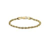 Hugo Boss Armband MYLES - Edelstahl mit Gelbgold-Beschichtung, Kordelkette - Größe M