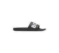 Hugo Boss Badesandalen Aryeh Slid Npvlg – in Italien gefertigt, Logo-Detail – Schwarz Größe 40