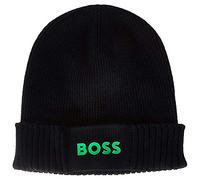 BOSS Herren Asic_Beanie Mütze, Dark Blue402, ONESI