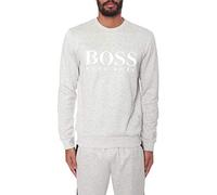 BOSS Athleisure Herren Regular Fit Sweatshirt Salbo 50399391, Gr. XX-Large (Herstellergröße: XXL), Grau (Light/Pastel Grey 057)
