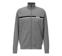 BOSS Loungewear Sweatjacke hellgrau | M