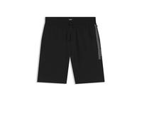 Sweatshorts BOSS "Authentic Shorts", Damen, Gr. M, N-Gr, schwarz 004, Jersey, Obermaterial: 100% Baumwolle, unifarben, gerade ca. Mitte Knie, Hosen Sweatshorts (86957301-M) schwarz 004