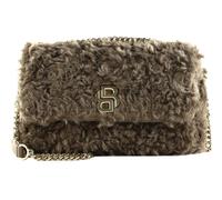 Boss Icon M Handtasche, Umhängetasche aus Teddy-Gewebe, Braun