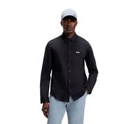BOSS Regular-Fit Hemd aus dynamischem Baumwoll-Jersey - Style B_Motion L, 50544795 Dunkelblau S