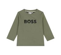 BOSS Kids-Longsleeve aus Baumwolle mit Logo-Artwork - Style J52467/72402A, J52467 Dunkelgrün 74