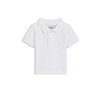 BOSS Baby-Poloshirt aus Stretch-Baumwolle mit rotem Panda-Aufnäher - Style J53037/10P01M, J53037 Weiß 74