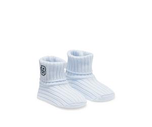BOSS Baby-Slipper aus gestrickter Baumwolle mit Double-B-Monogramm - Style J52720/77101M, J52720 Hellblau 20