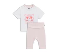 BOSS Baby-T-Shirt und -Leggings aus Stretch-Baumwolle - Style J52189/10P03M, J52189 Weiß 54