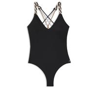 BOSS Badeanzug mit geflochtenen Signature-Riemchen - Style SWIMSUIT_BOSS BRAID, 50561279 Schwarz S