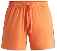 BOSS Badeshorts mit Signature-Streifen und Logo - Style Iconic, 50491594 Orange M