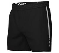 BOSS Badehosen Dolphin Recycled Swim Shorts Schwarz Polyester X-Large Herren