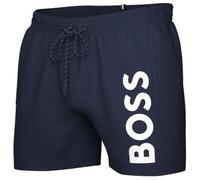 BOSS Badehosen Swimshorts Octopus Blau Polyamid Small Herren