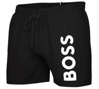 BOSS Badehosen Swimshorts Octopus Schwarz Polyamid Small Herren
