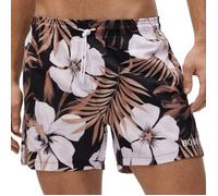 BOSS Badehosen Turtle Recycled Swim Shorts Schwarz gemustert Polyester Large Herren