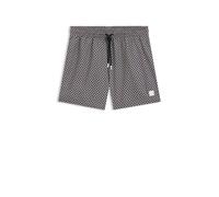 BOSS Badeshorts aus schnell trocknendem Gewebe mit Mikro-Print - Style Vibe, 50518968 Schwarz S