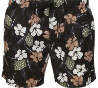 BOSS Badeshorts Flower - Größe XXL Schwarz XXL