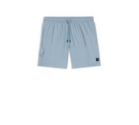 BOSS Badeshorts mit Cargo-Tasche und Logo-Aufnäher - Style Dive, 50534319 Hellblau S