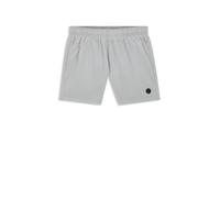BOSS Badeshorts mit Double-B-Monogramm-Besatz - Style Jet_Trunks, 50561115 Hellgrau L