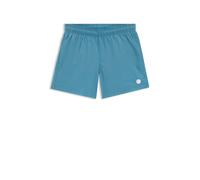 BOSS Badeshorts mit Double-B-Monogramm-Besatz - Style Jet_Trunks, 50561115 Türkis S