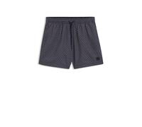 BOSS Badeshorts mit feinem Print und Logo-Badge - Style Vibe, 50518968 Blau M