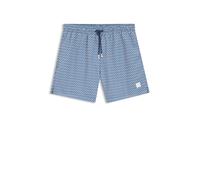 BOSS Badeshorts mit feinem Print und Logo-Badge - Style Vibe, 50518968 Blau XL