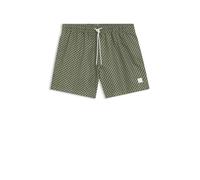BOSS Badeshorts mit feinem Print und Logo-Badge - Style Vibe, 50518968 Grün L