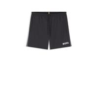 BOSS Badeshorts Starfish Herren Microfaser Kontrastpaspel Schwarz M