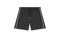 BOSS Badeshorts mit Signature-Streifen und Logo - Style Iconic, 50491594 Dunkelgrau M