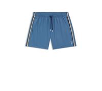 BOSS Badeshorts mit Signature-Streifen und Logo - Style Iconic, 50491594 Hellblau S