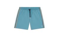 BOSS Badeshorts mit Signature-Streifen und Logo - Style Iconic, 50491594 Hellblau S