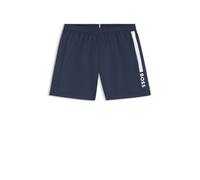 BOSS Badeshorts mit Streifen und Logo - Style Dolphin, 50508963 Dunkelblau XXL