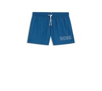 BOSS Badeshorts mit Umriss-Logo-Print - Style Mooneye, 50469280 Blau S