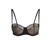 BOSS Balconette-BH mit Ajour-Details - Style UW BALCONY EYELET, 50540427 Schwarz 75D