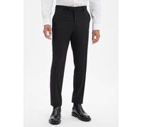 BOSS Baukasten-Schurwoll-Anzughose Herren Regular Fit Schurwolle schwarz, 27