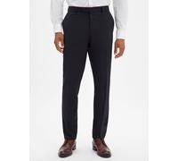 BOSS Baukasten-Schurwoll-Anzughose Herren Regular Fit Schurwolle schwarz, 27