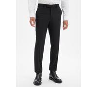 BOSS Baukasten-Schurwoll-Anzughose Herren Regular Fit Schurwolle schwarz, 48